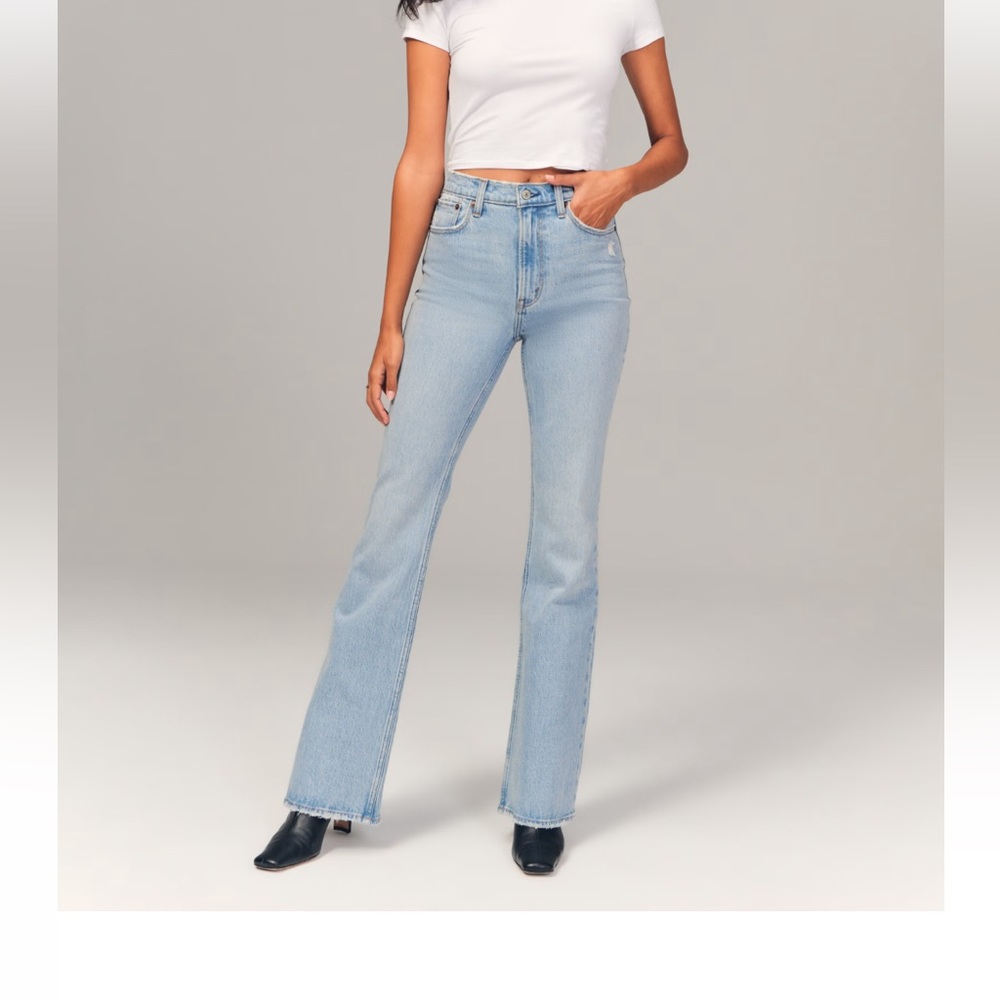 Abercrombie and fitch flare jean
